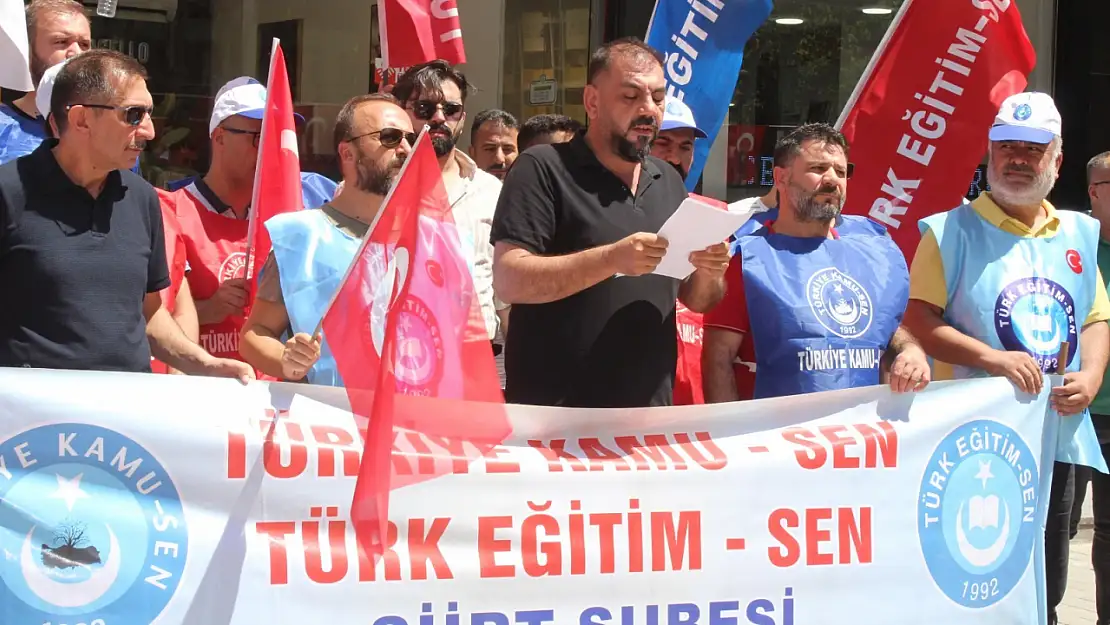 Türkiye Kamu-Sen Siirt Temsilciliği'nden Zam Teklifine Sert Tepki