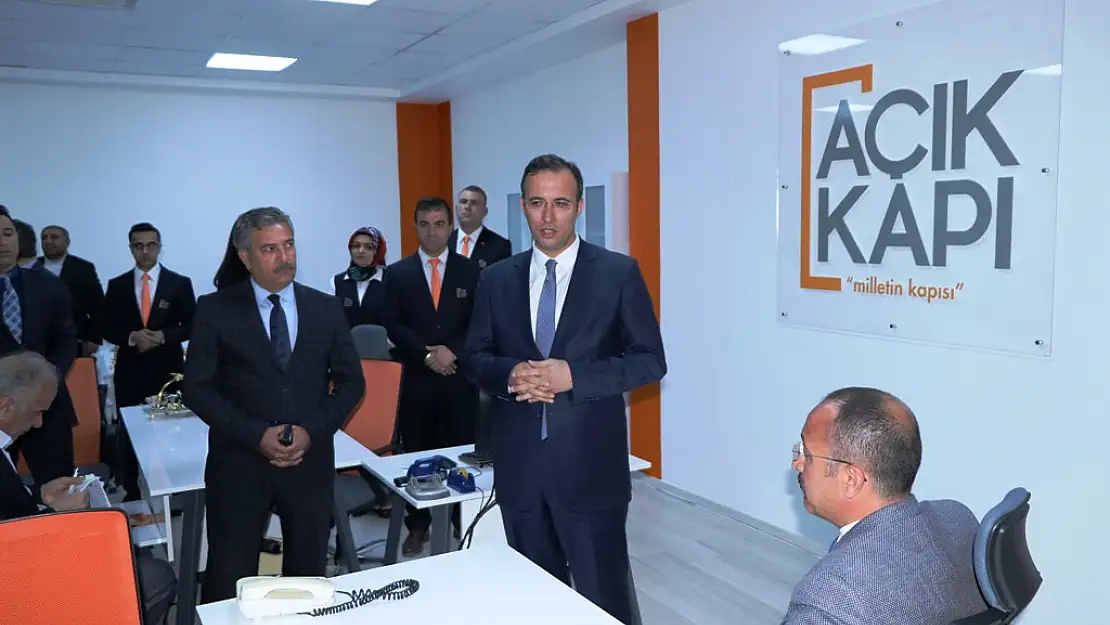 Vali Ali Fuat Atik, 'Açık Kapı' Projesini Kamuoyuna Tanıttı
