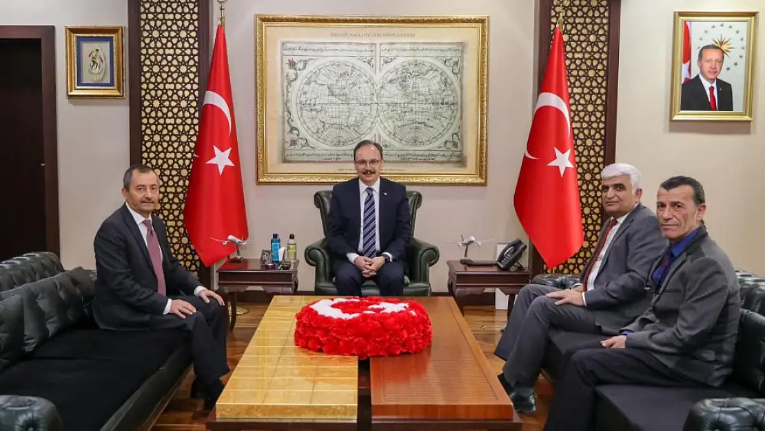 Vali Dr.Kemal Kızılkaya, Görevlerine Yeni Atanan Müdürleri Kabul Etti