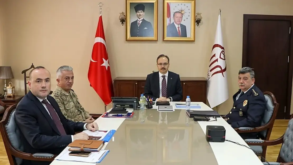 Vali Dr.Kızılkaya, İçişleri Bakanı Ali Yerlikaya Başkanlığında Gerçekleştirilen Toplantıya Katıldı