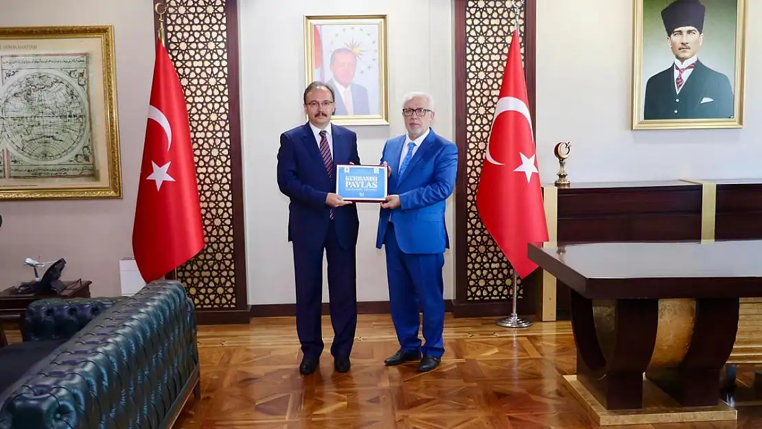 Vali Dr. Kızılkaya'dan Diyanet Vakfına Destek