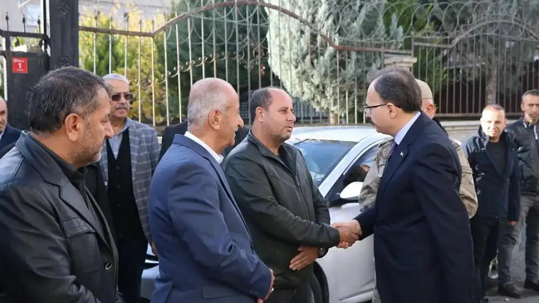 Vali Kızılkaya, 'Atınç ' Ailesine Taziye Ziyaretinde Bulundu