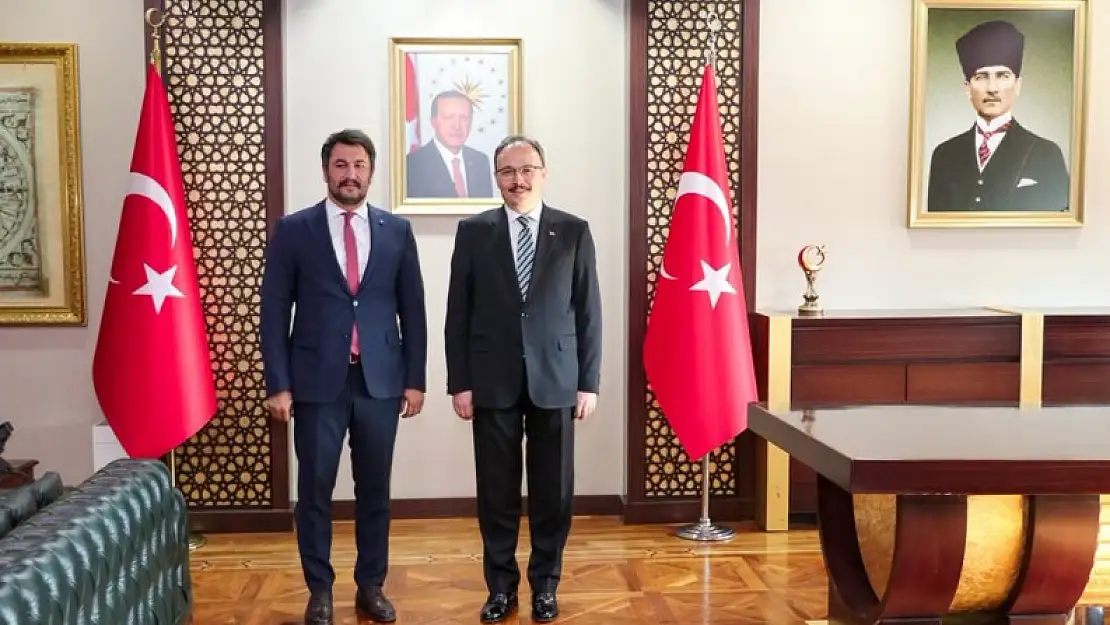 Vali Kızılkaya, Çalgan'ı Makamında Kabul Etti