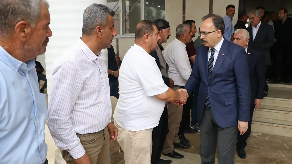 Vali Kızılkaya'dan Kayabağlar'da Taziye Ziyareti