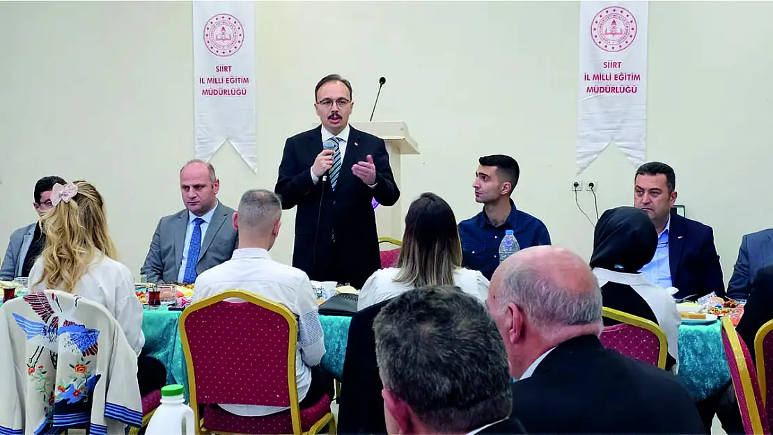 Vali Kızılkaya, Okul Müdürleri ve İl Milli Eğitim Yöneticileri İle İftar Programında Buluştu
