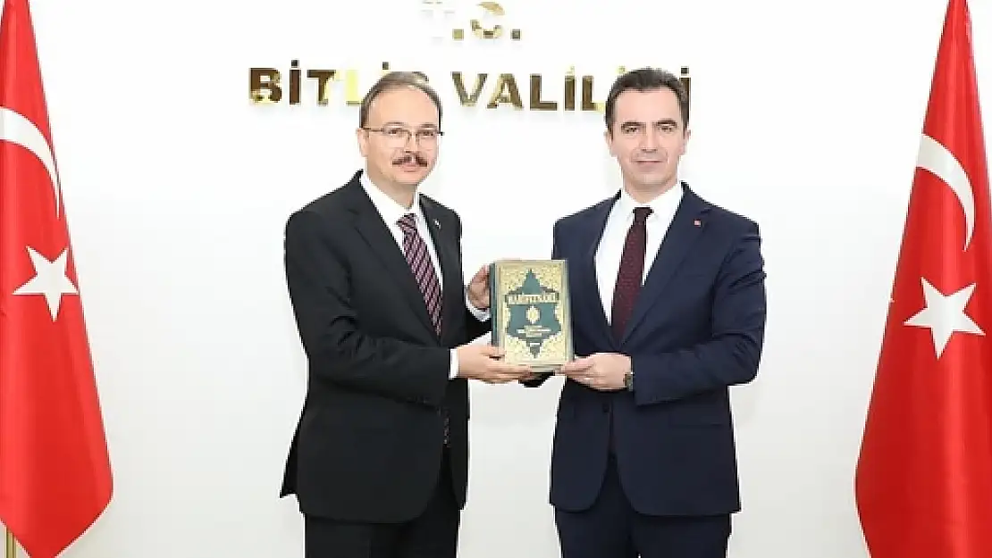 Vali Kızılkaya'dan Bitlis Valisi Karakaya'ya Ziyaret