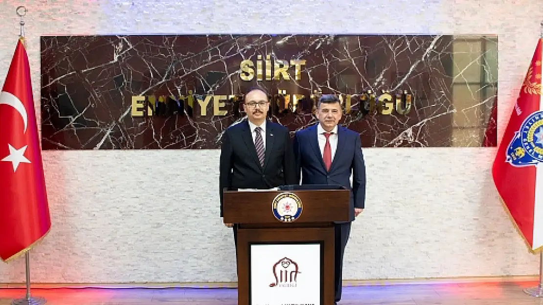 Vali Kızılkaya'dan İl Emniyet Müdürü Öztürk'e Hayırlı Olsun Ziyareti