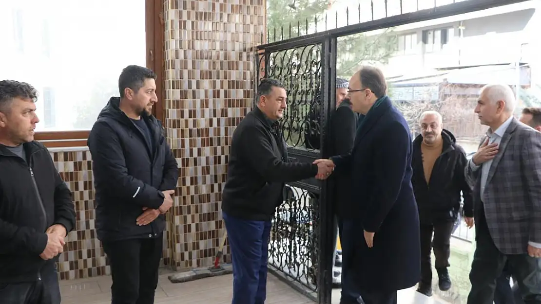 Vali Kızılkaya'dan Taziye Ziyareti