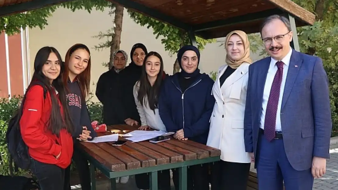 Vali Kızılkaya'dan Yavuz Sultan Selim Anadolu Lisesine Ziyaret