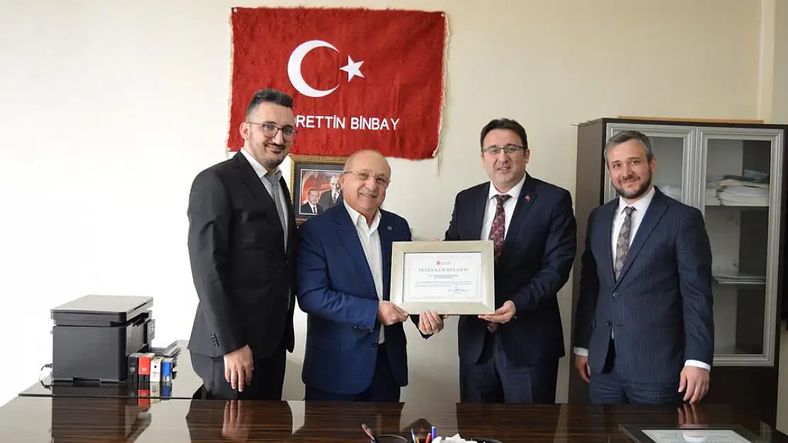 Vergi Dairesinden Mükelleflere Teşekkür Belgesi