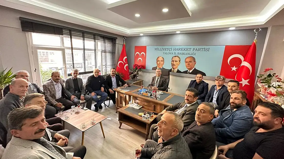 Yalova SİDER'den MHP İl Başkanı Hemşerimiz Güldoğan'a Ziyaret