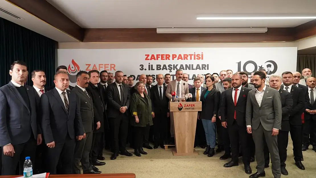 Zafer Partisi İl Başkanlarından Basın Bildirisi
