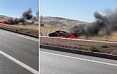 Kurtalan'da Son Model Mercedes Alev Topuna Döndü: 4 Kişi Son Anda Kurtuldu