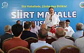 Siirt Belediyesi, Halanze Mahallesi'nde Vatandaşlarla Buluştu