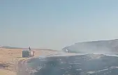 Siirt'te Anız Yangınları Sürüyor