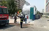 Siirt'te Elektrik Trafosunda Yangın Paniği