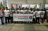 Siirt'te HAK-İŞ Üyeleri Kamu Protokolü Süreciyle İlgili Basın Açıklaması Yaptı