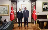 Siirt Valisi Kızılkaya, İl Sağlık Müdürü Uzm. Dr. Besim Hacıoğlu'nu Kabul Etti