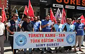 Türkiye Kamu-Sen Siirt İl Temsilcisi Cengiz Özbilici, Toplu Sözleşme Teklifini Reddettiklerini Açıkladı