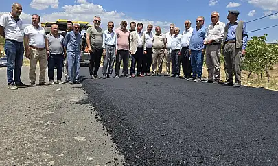 Atabağı-Bölüktepe Yolu 30 Yıl Sonra İlk Kez Sıcak Asfalta Kavuştu