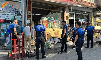 Kurtalan Belediyesi Zabıta Ekiplerinden Kaldırım İşgaline Kararlı Müdahale