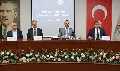 Sanayi ve Teknoloji Bakanı Kacır, Siirt'te İş Dünyasıyla Buluştu