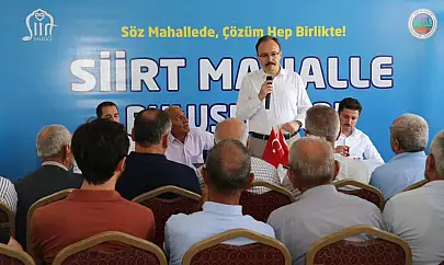 Siirt Belediyesi, Halanze Mahallesi'nde Vatandaşlarla Buluştu