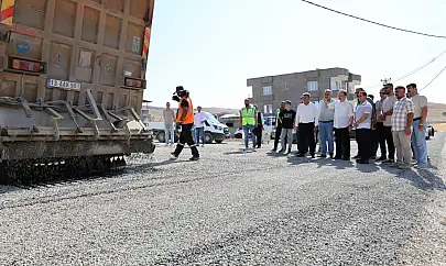 Siirt'te Asfalt Çalışmaları Hız Kesmeden Sürüyor