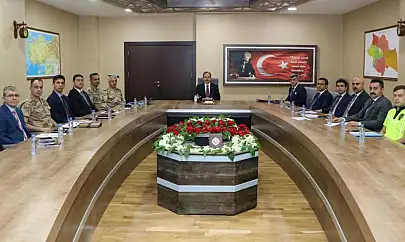 Siirt'te Güvenlik ve Asayiş Toplantısı Yapıldı