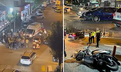 Siirt'te Otomobil ile Motosiklet Çarpıştı: 1 Kişi Yaralandı