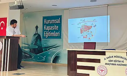 Siirt'te Sağlık Çalışanlarına Sıtma Eğitimi