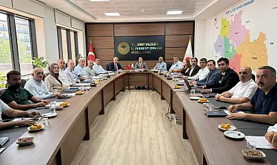 Siirt'te Suya Yön Veren Toplantı: İl Su Kurulu Bir Araya Geldi