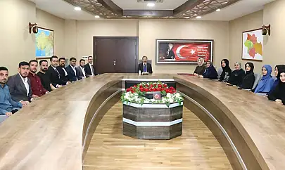 Vali Kızılkaya, TÜGVA Siirt İl Temsilciliği Heyetini Kabul Etti