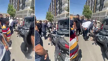 Güres Caddesi'nde Motosiklet Kazası: 1 Yaralı