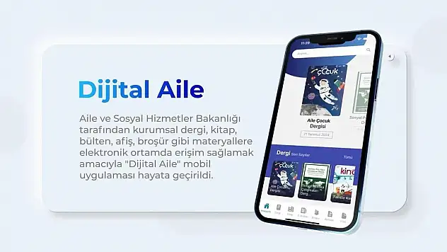 Aile ve Sosyal Hizmetler Bakanlığından 'Dijital Aile' Mobil Uygulaması