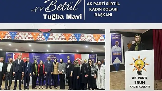 AK Parti Baykan ve Eruh Kadın Kolları Kongreleri Yapıldı