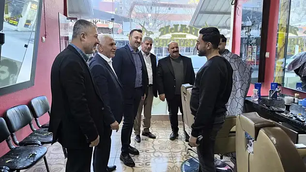 AK Parti Heyetinden Baykan ve Siirt Merkez Esnaflarına Ziyaret