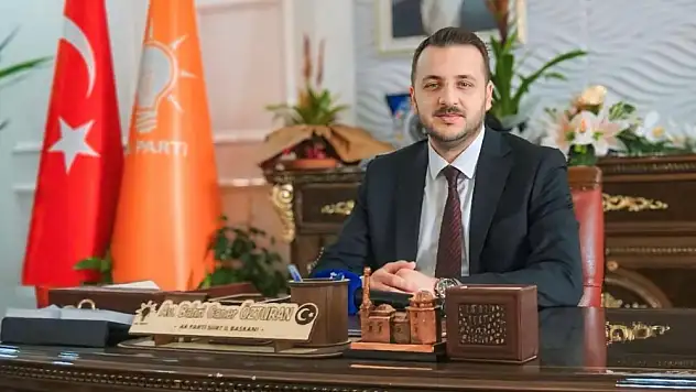 AK Parti İl Başkanı Av.Bahri Caner Özturan'ın Ramazan Bayramı Mesajı