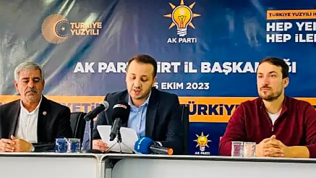 AK Parti Siirt İl Başkanlığı'ndan Kongre Açıklaması
