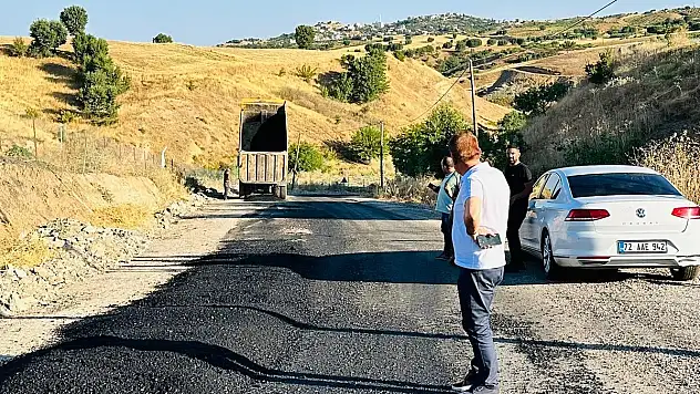 Atabağı Beldesinde Yol Çalışmaları