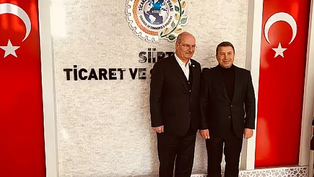 ATO Başkanı Baran'dan Siirt TSO Başkanı Güven Kuzu'ya Ziyaret