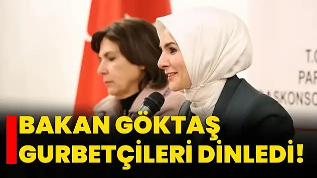 Bakan Göktaş, Fransa'daki Türk Vatandaşlarıyla Buluştu
