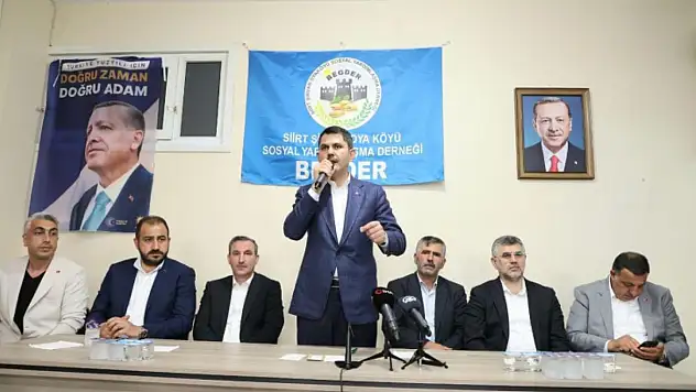 Bakan Murat Kurum, Siirtlilerle Bir Araya Geldi!