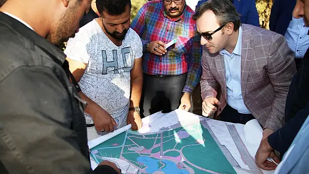 BAŞKAN VEKİLİ TAŞKIN KIZLAR TEPESİNDE İNCELEMELERDE BULUNDU
