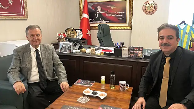 TFF ETİK KURULU BAŞKANI TACİ BAYHAN'DAN İÇİŞLERİ BAKAN DANIŞMANI FEVZİ SEVGİLİ'YE ZİYARET