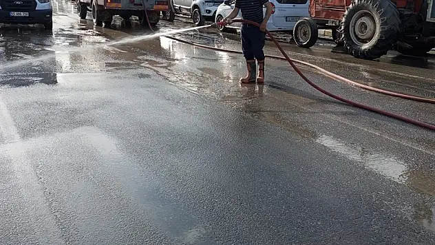 Baykan İlçe Sokaklarında Temizlik Çalışmaları
