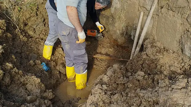 Baykan'da İçme Suyu Hattındaki Arıza Giderildi