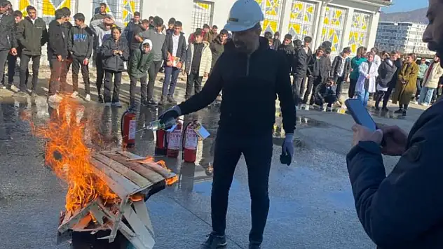 Baykan'da Yangın Tatbikatı