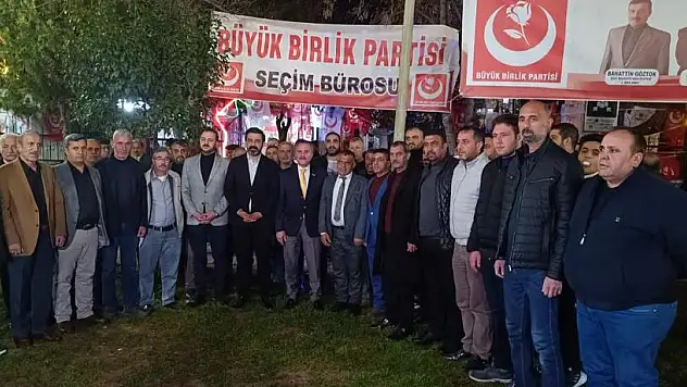 BBP Seçim Bürosu Açılışında Konuşan Olgaç 'Hizmetsiz Geçen Yılları Telafi Edeceğiz'