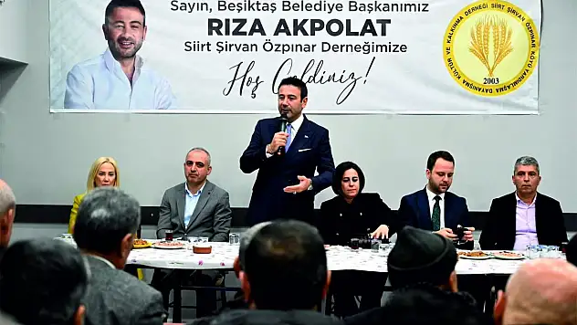 Beşiktaş Belediye Başkanı Akpolat Şirvan'ın Özpınar Köyünü Ziyaret Etti